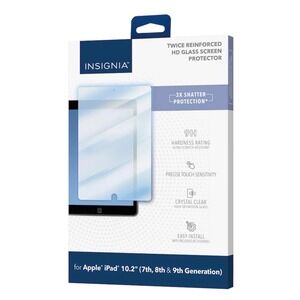 Insignia HD Glass Screen Protector for Apple iPad 10.2 7th 8th 9th Gen Open Box